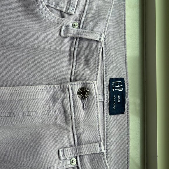 Gap Lavender 90s Straight Jeans--brand new--size 16 (33) - Picture 4 of 4